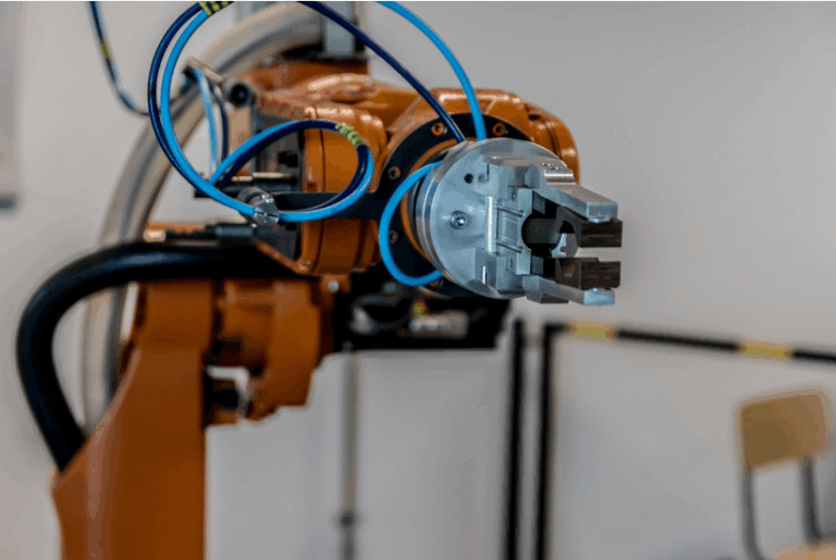 Photo of a robotic arm used for medical purposes